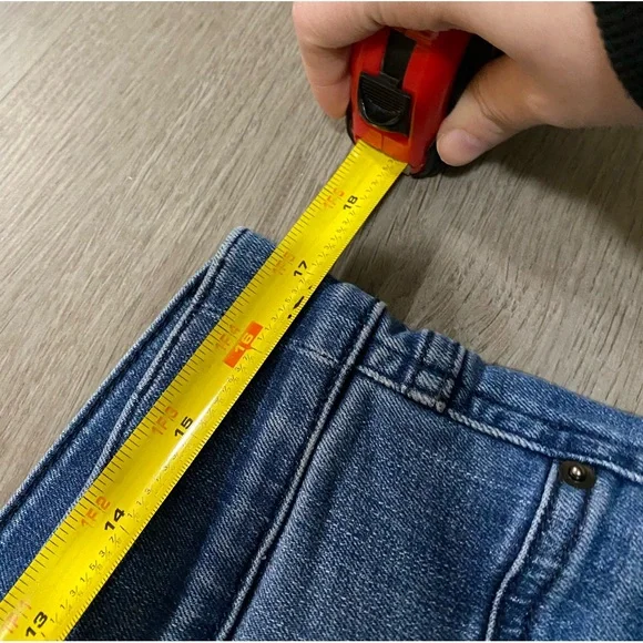 Spanx pull on stretch cropped kick flare jeans XL Petite - Picture 6 of 8